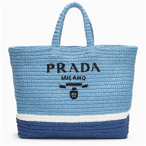 prada borsa blu elettrico